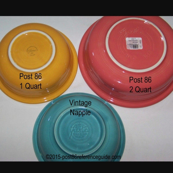 Vintage Fiesta 8.5" Nappy Bowl ~ Fiestaware ~ Serving Bowl ~ Turquoise - Picture 11 of 16